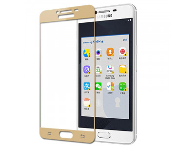 Стъклен протектор за Samsung Galaxy A5 A5100 2016 Full Gold